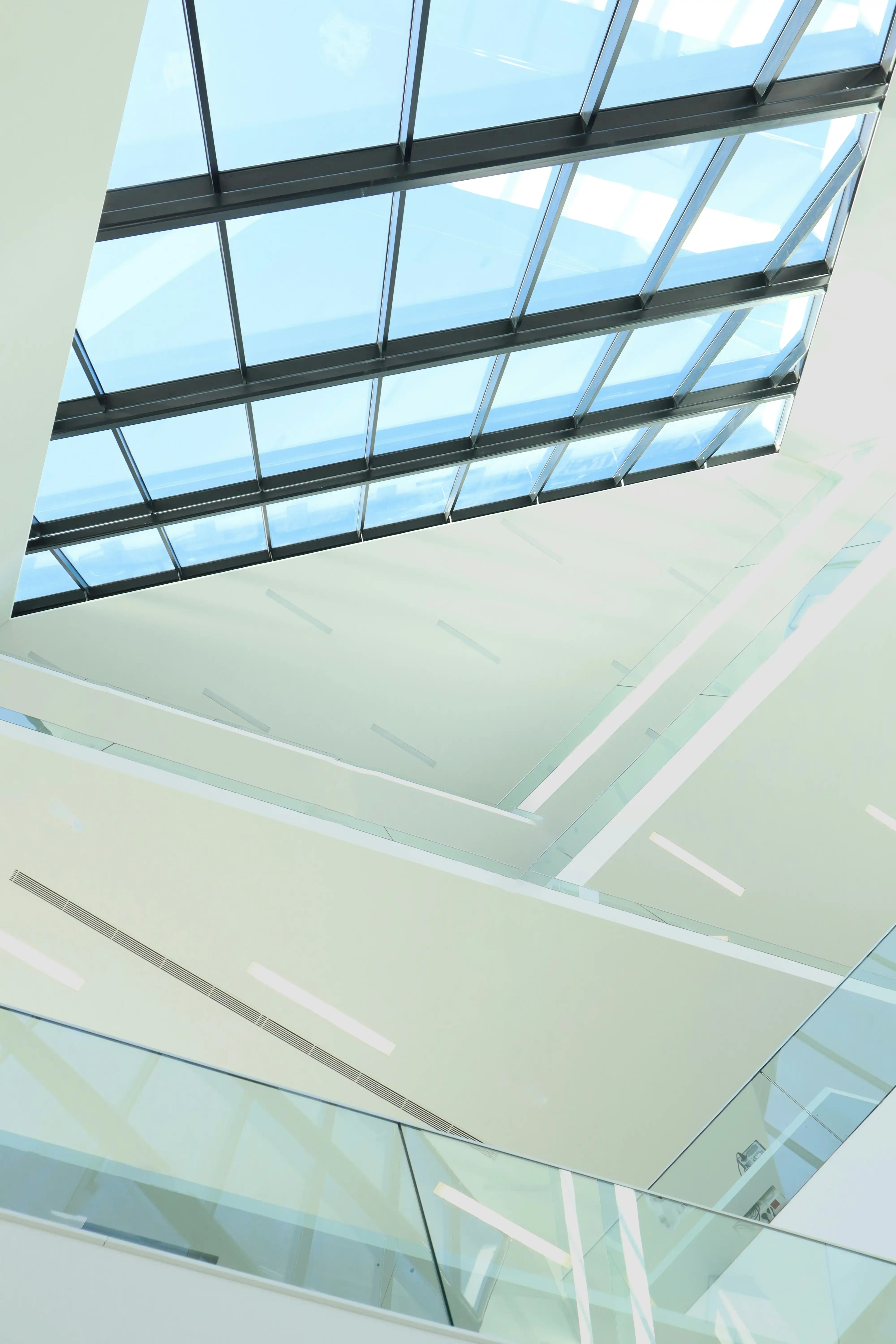 Toughened Glass Roofing Installation